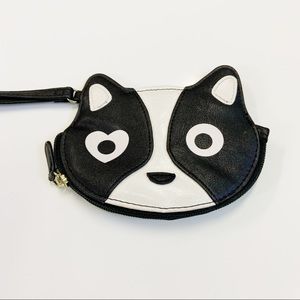 Betsy Johnson Dog Wristlet Wallet Boston Terrier